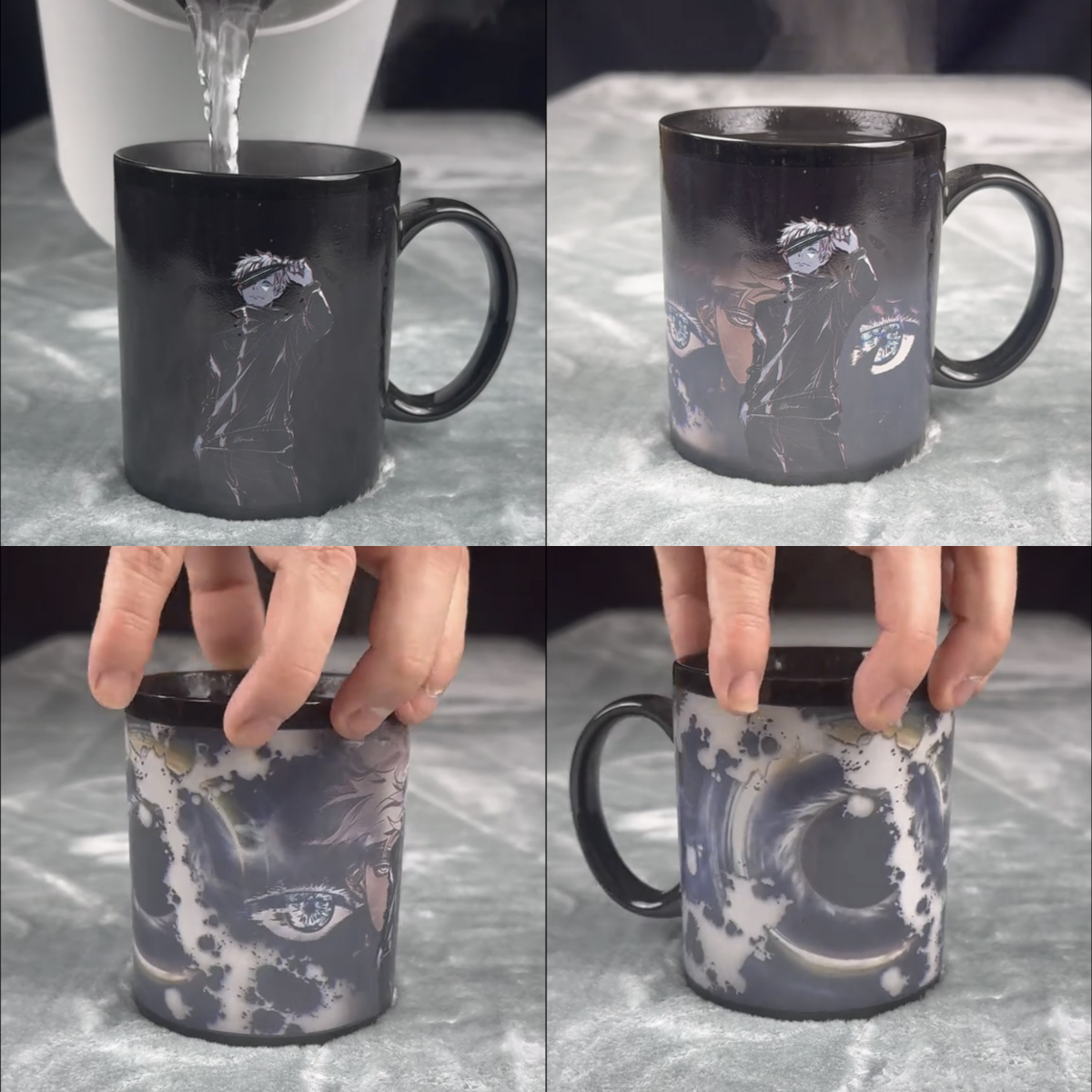 Anime-style Thermo Sensing Color Changing Mug 3