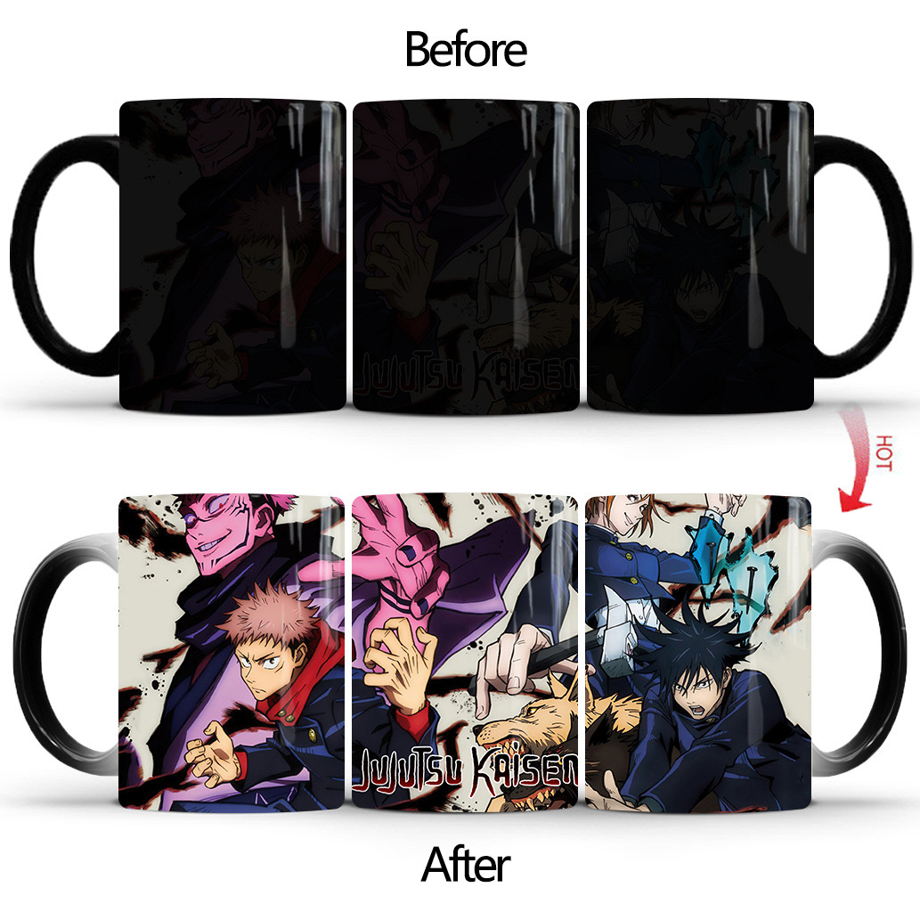 Anime-style Thermo Sensing Color Changing Mug 3-Softonia