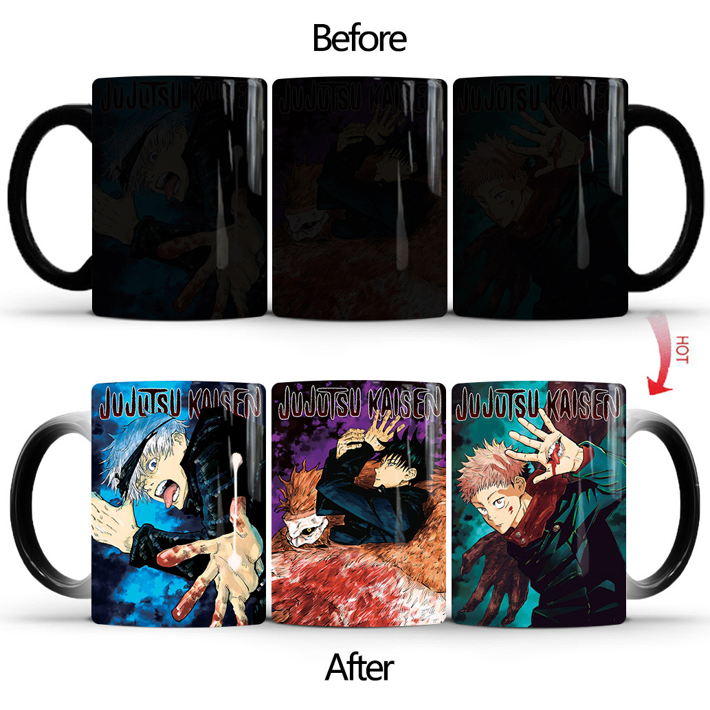 Anime-style Thermo Sensing Color Changing Mug 3-Softonia