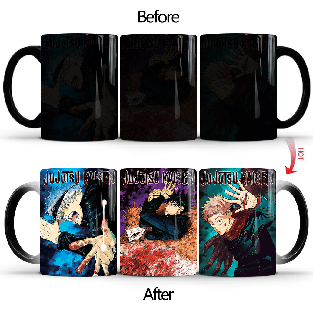 Anime-style Thermo Sensing Color Changing Mug 3-Softonia