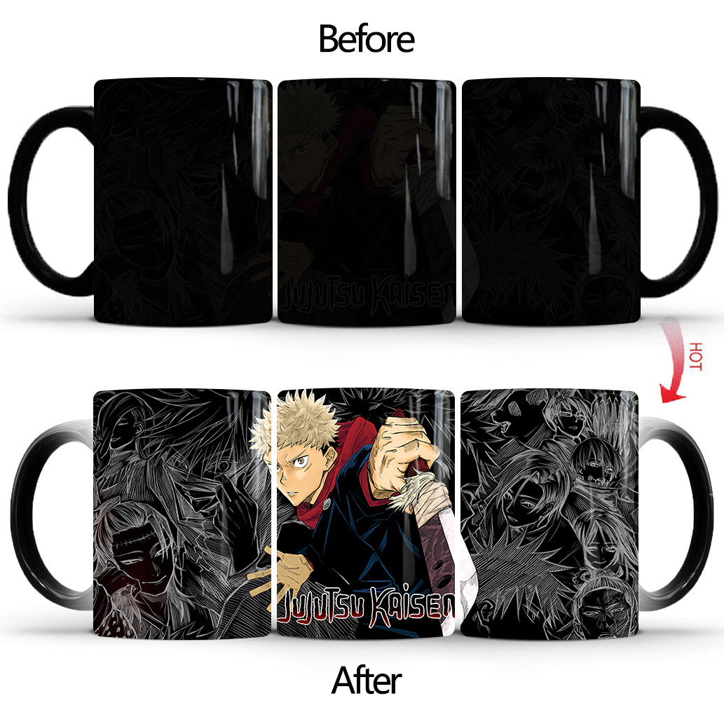 Anime-style Thermo Sensing Color Changing Mug 3-Softonia
