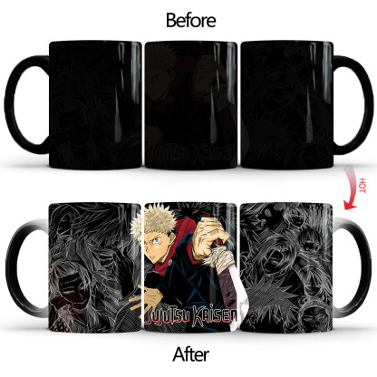 Anime-style Thermo Sensing Color Changing Mug 3-Softonia
