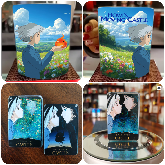 Love each other in the castle heat sensitive color changing mug