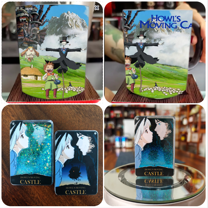 Love each other in the castle heat sensitive color changing mug