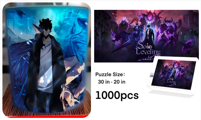 Solo Leveling Jin-Woo Heat-sensitive color-changing mug （Buy 3 get 1 free mug❗）