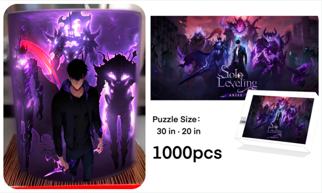 Solo Leveling Jin-Woo Heat-sensitive color-changing mug （Buy 3 get 1 free mug❗）