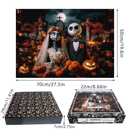 🎃Halloween Series Jack and Alice Countdown Puzzle