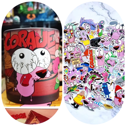 Courage the Cowardly Dog Heat Sensitive Color Changing Mug