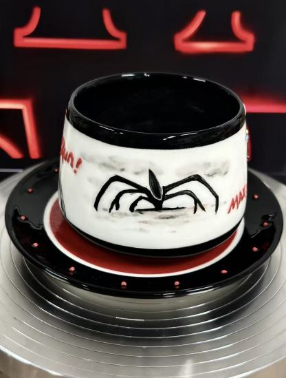 Upside Down Hand Drawn Mug