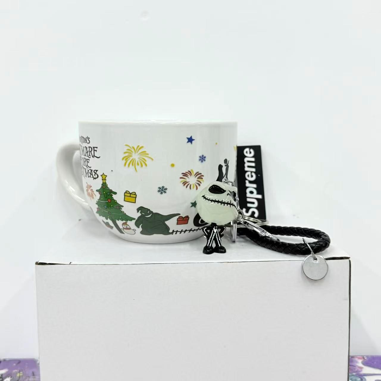 Jack and Sally & Hand Drawn Thermal Color-Changing  Mug