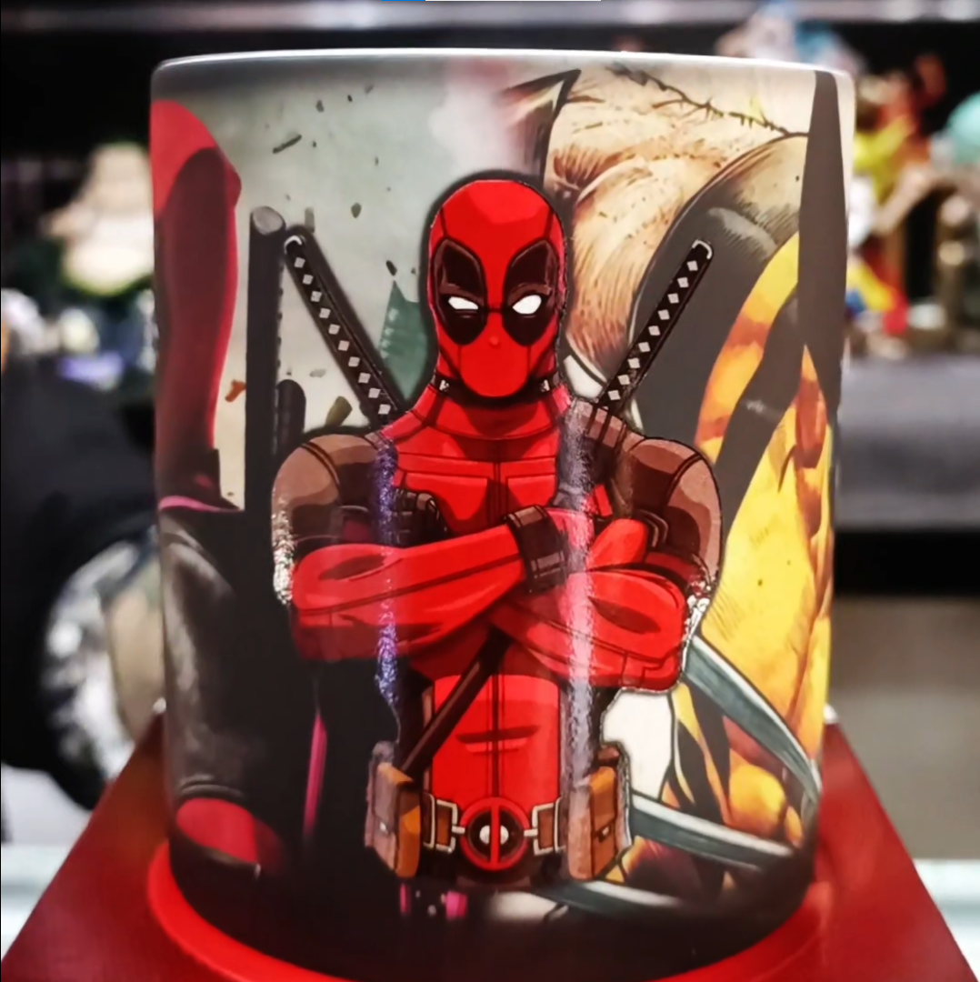 Deadpool Magic Thermal Color-Changing Mug