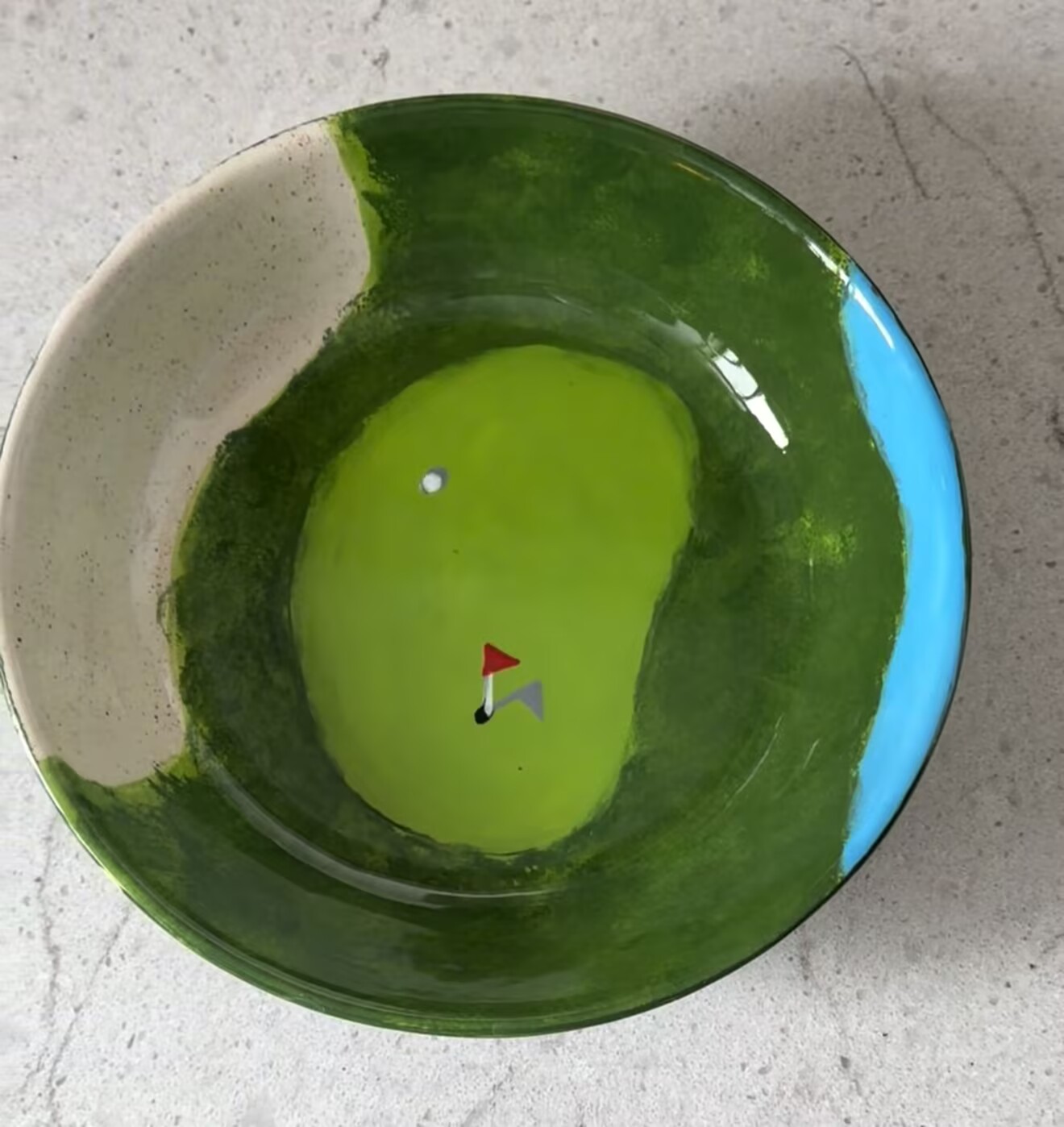 Hand-Painted Snack Bowl
