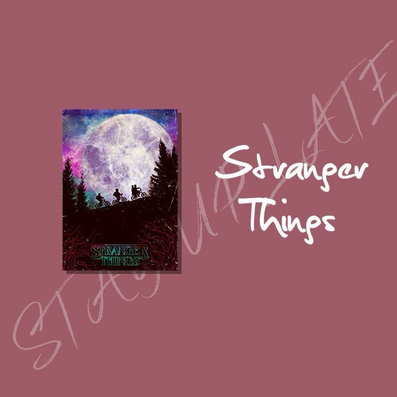 Stranger Things  Refrigerator sticker