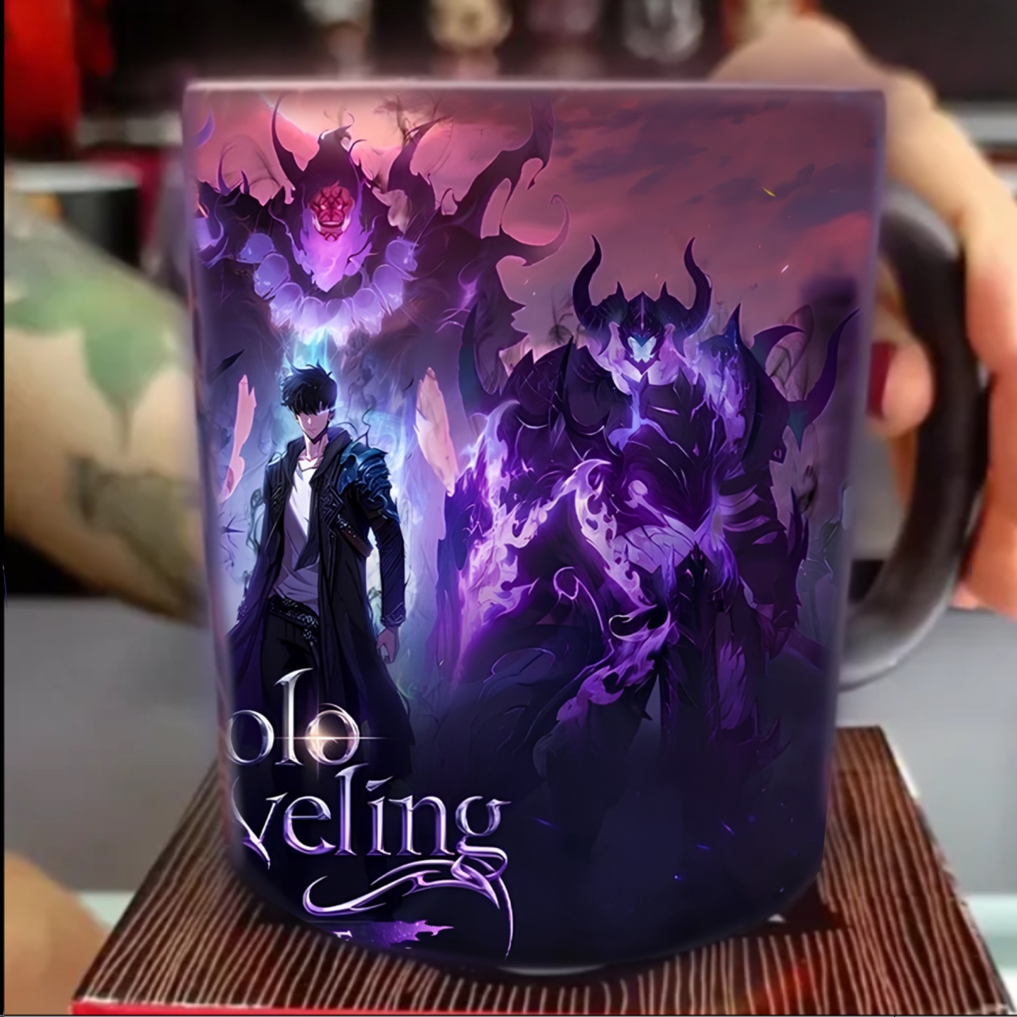 Solo Leveling Jin-Woo Heat-sensitive color-changing mug （Buy 3 get 1 free mug❗）