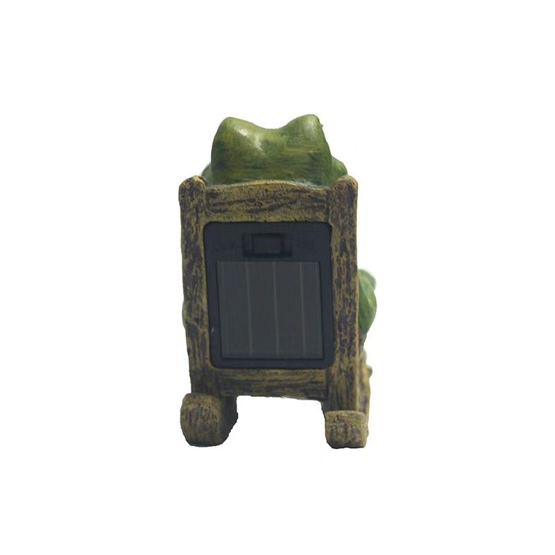 Outdoor Frog Solar Light Creative Rocking Chair Ornament
