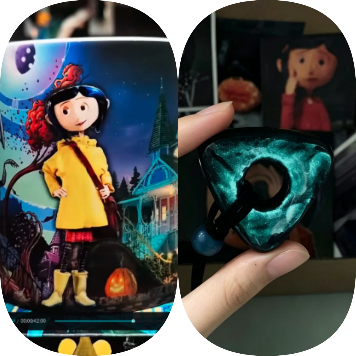 Coraline Heat-sensitive color-changing mug （Buy 3 get 1 free mug❗）