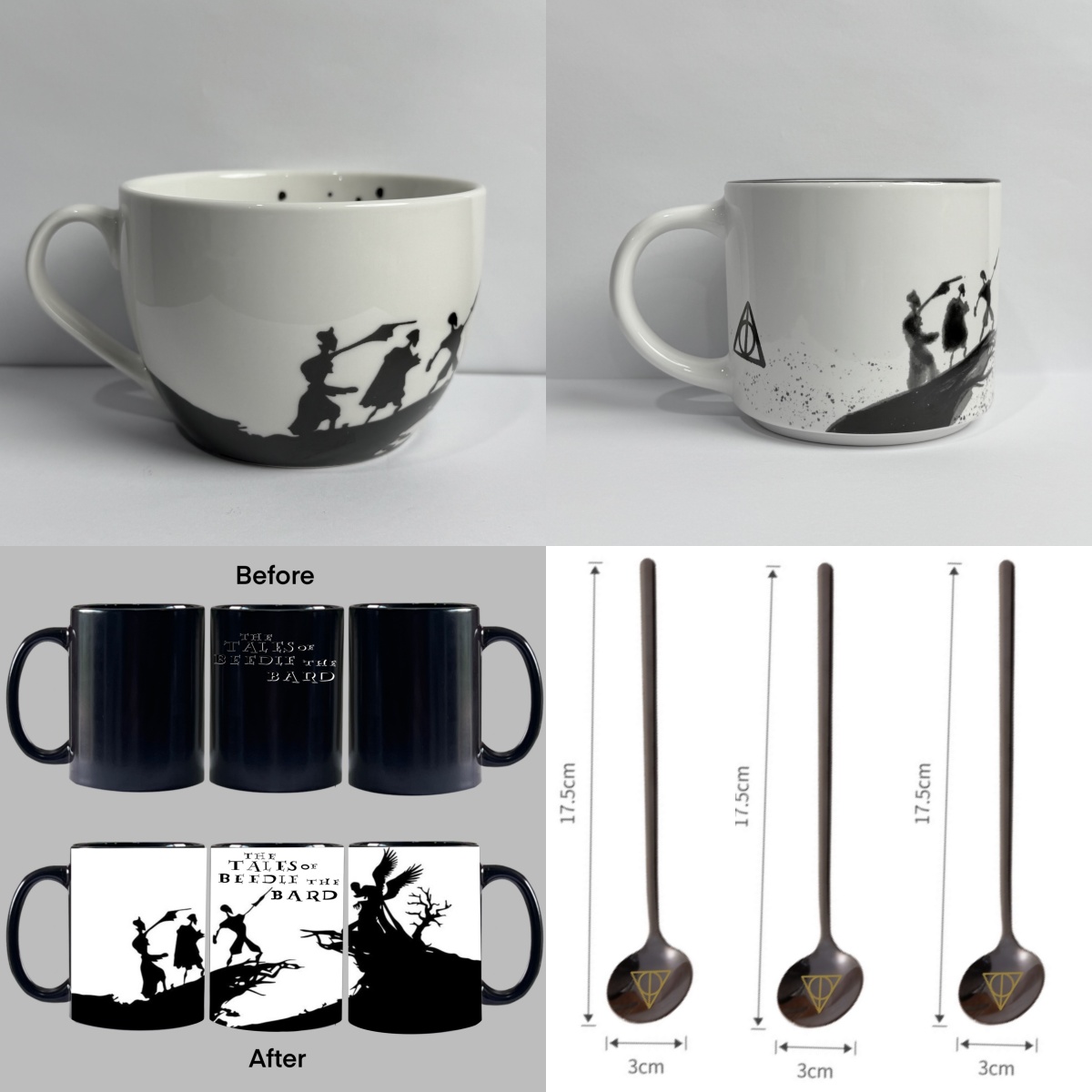  Hand-drawn Peverell Brothers Mug