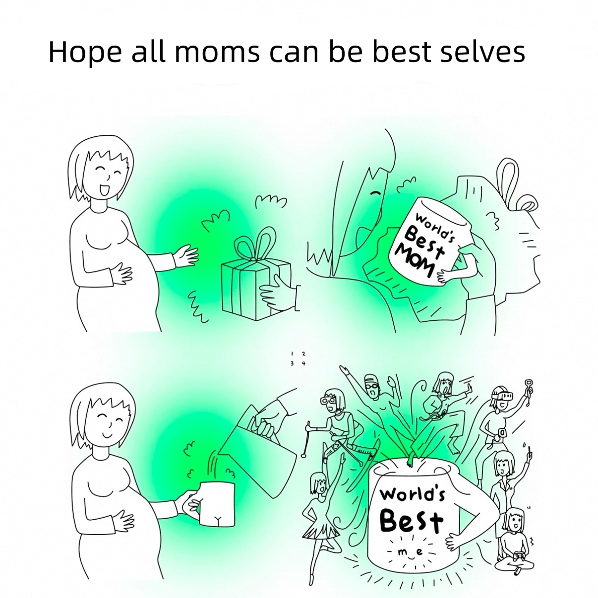 The  Heat-sensitive color-changing mug for the best MOM /DAD in the world!