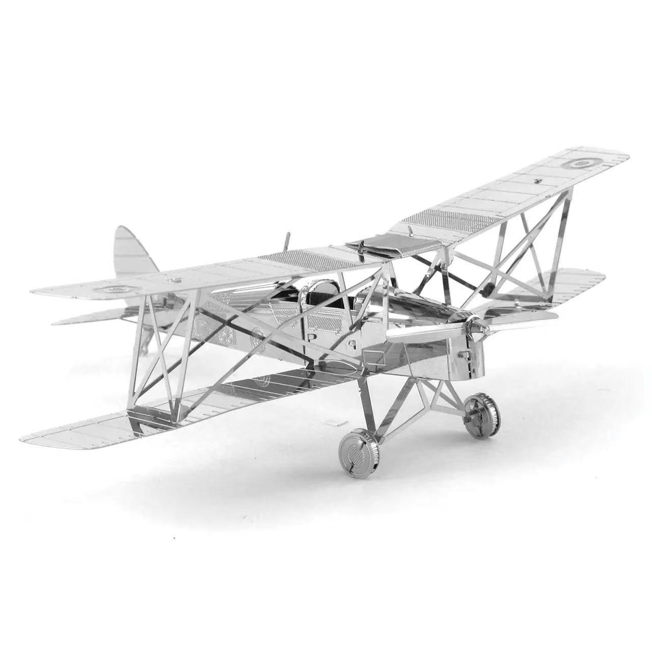 3D Metal Puzzle Creative Airplane Model