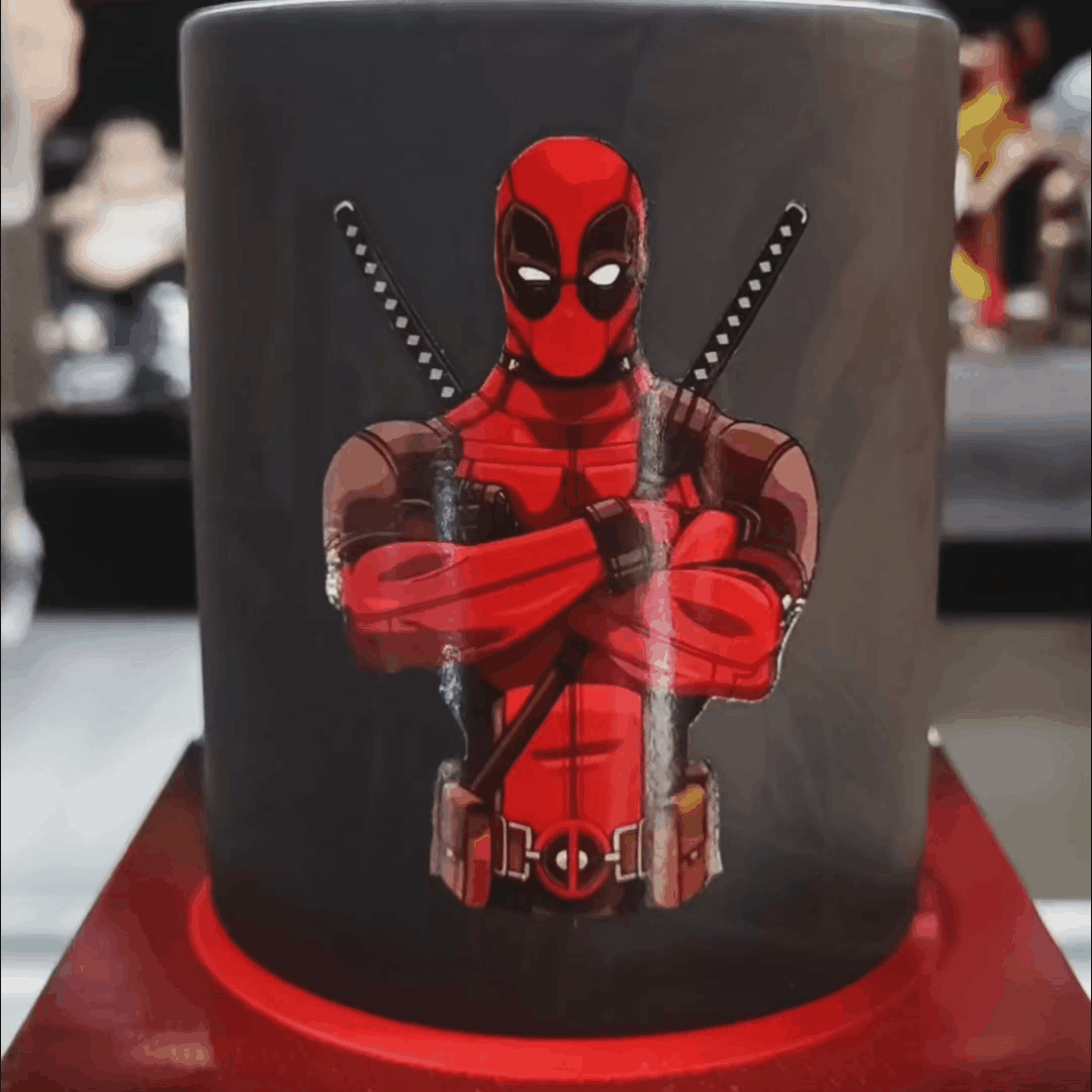 Deadpool Magic Thermal Color-Changing Mug