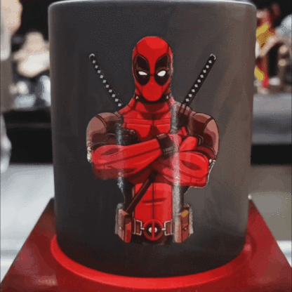 Deadpool Magic Thermal Color-Changing Mug