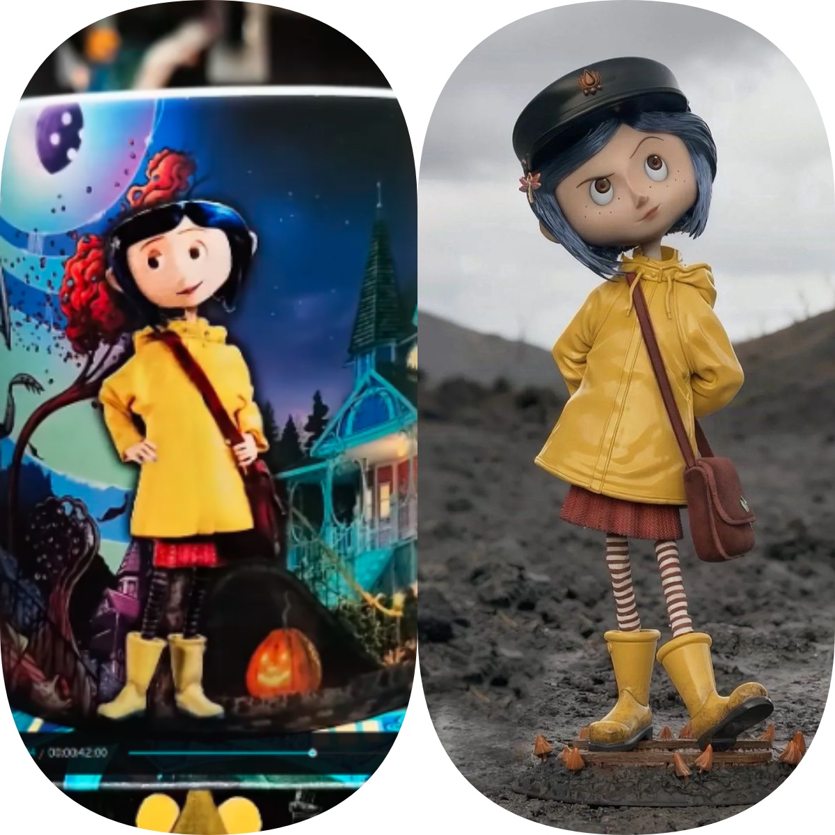 Coraline Heat-sensitive color-changing mug （Buy 3 get 1 free mug❗）