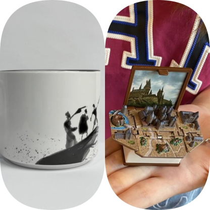  Hand-drawn Peverell Brothers Mug