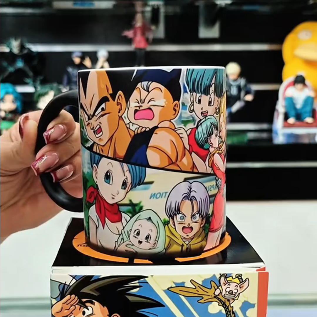 Vegeta & Bulma Color-Changing Heat Sensitive Mug