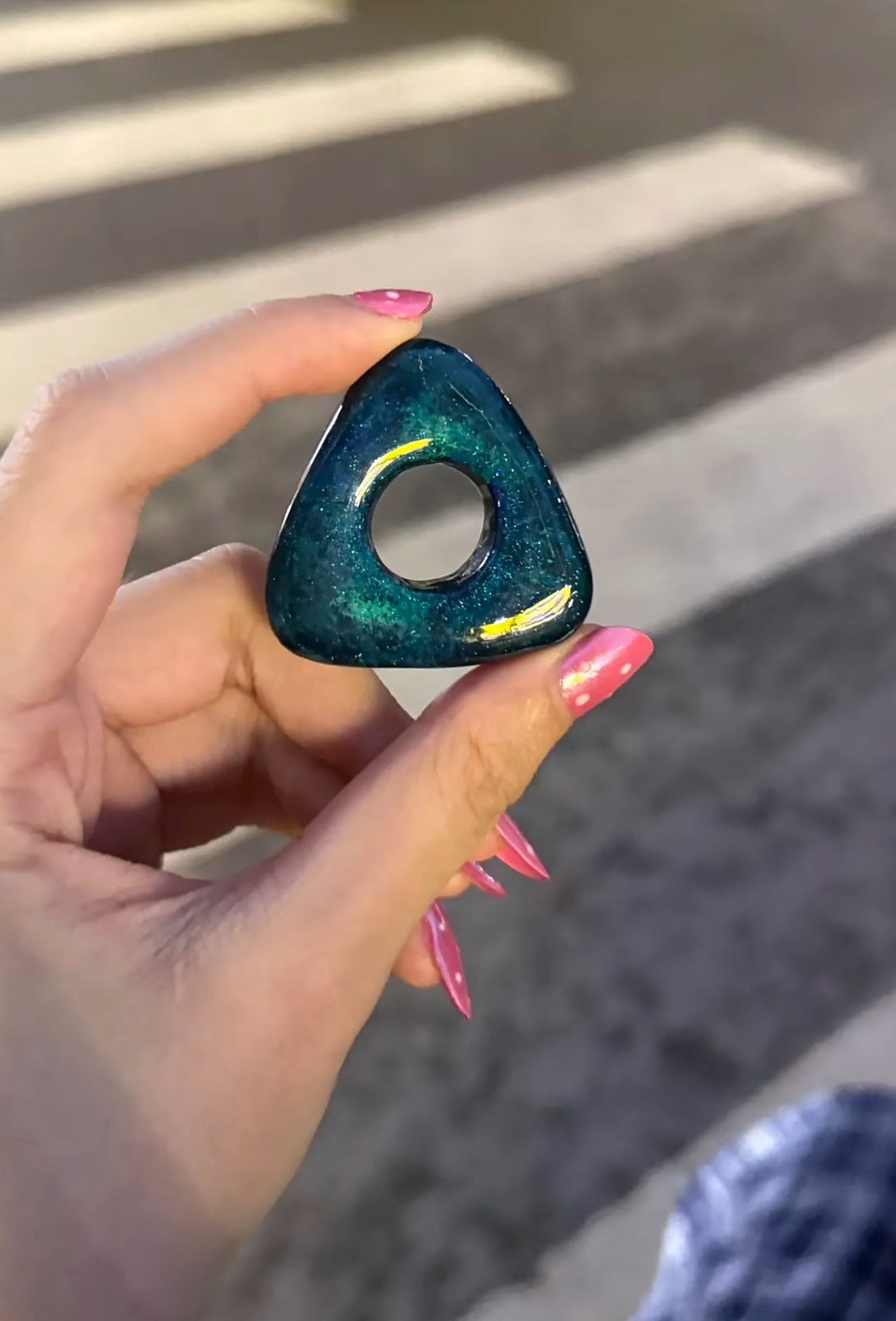 Coraline Glow-in-the-Dark Caramel Candy Pendant