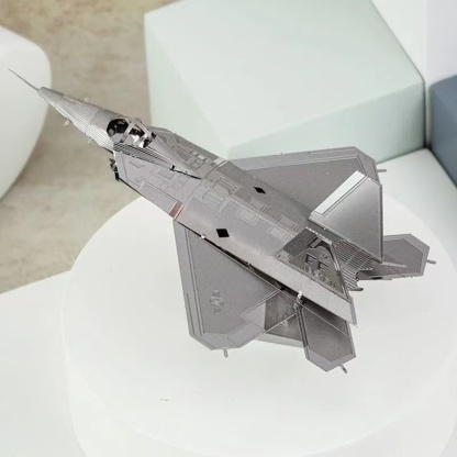3D Metal Puzzle Creative Airplane Model