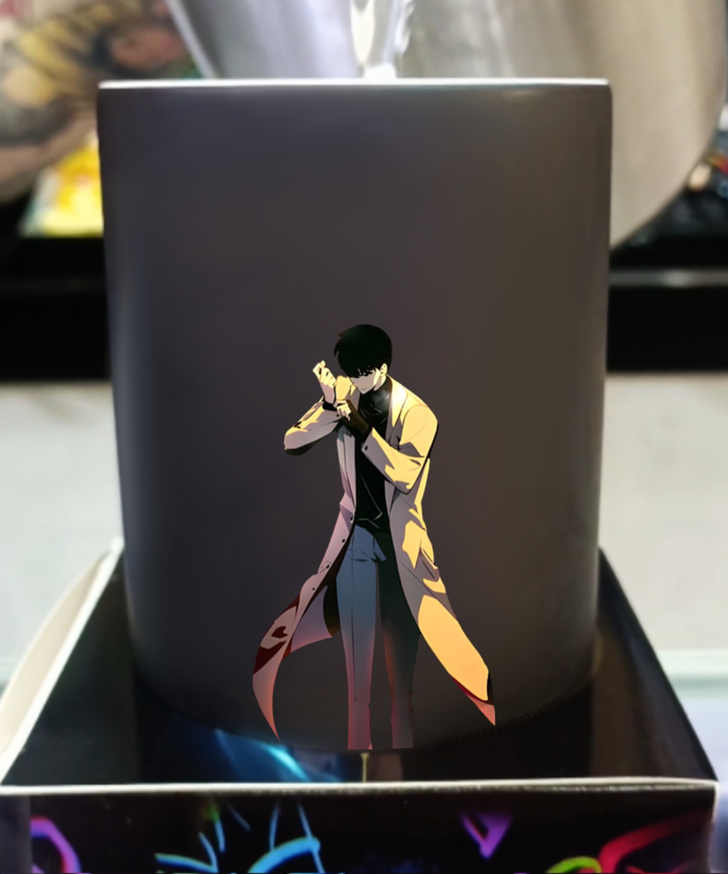 Solo Leveling Jin-Woo Heat-sensitive color-changing mug （Buy 3 get 1 free mug❗）