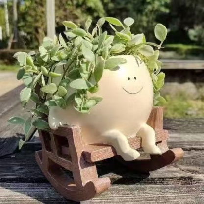 Outdoor Frog Solar Light Creative Rocking Chair Ornament