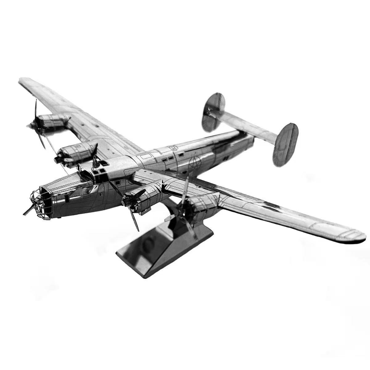 3D Metal Puzzle Creative Airplane Model
