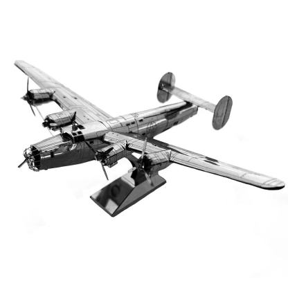 3D Metal Puzzle Creative Airplane Model
