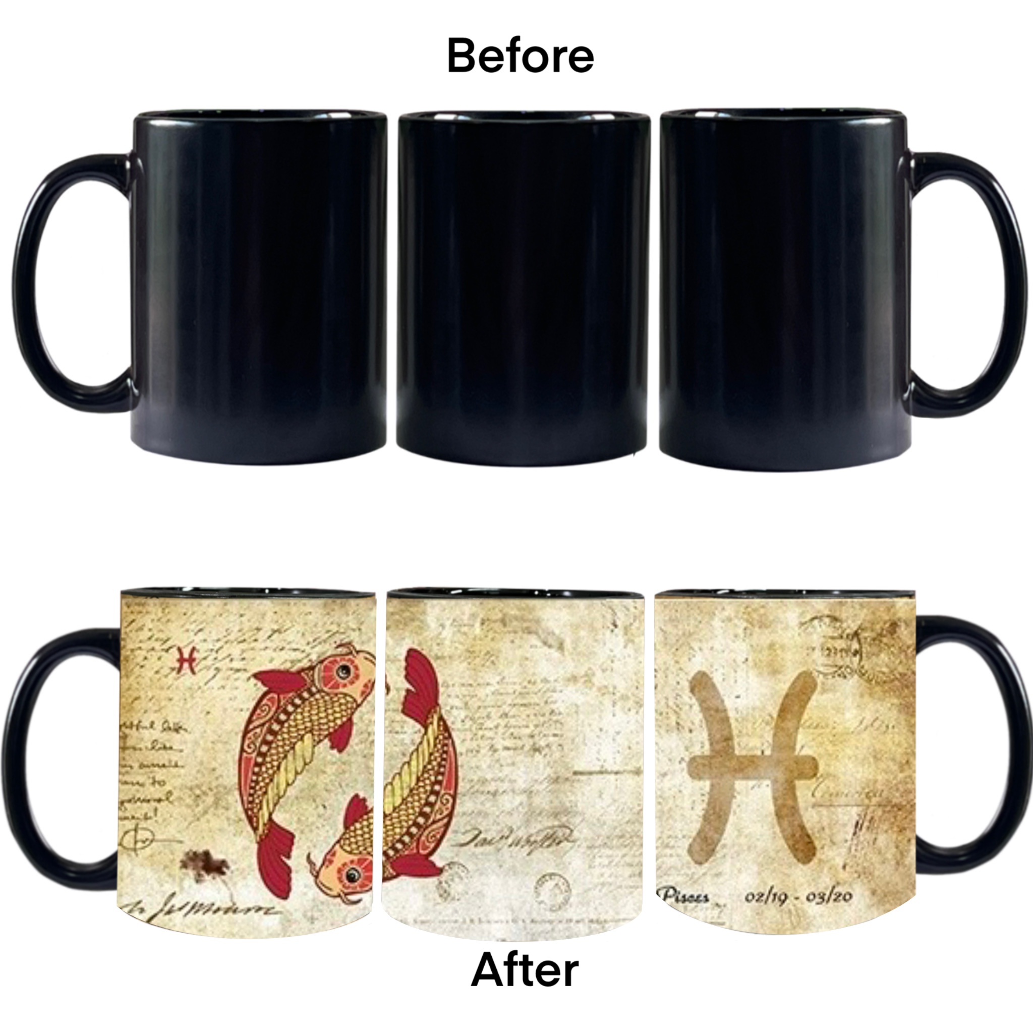 Constellations Magic Thermal Color-Changing Mug