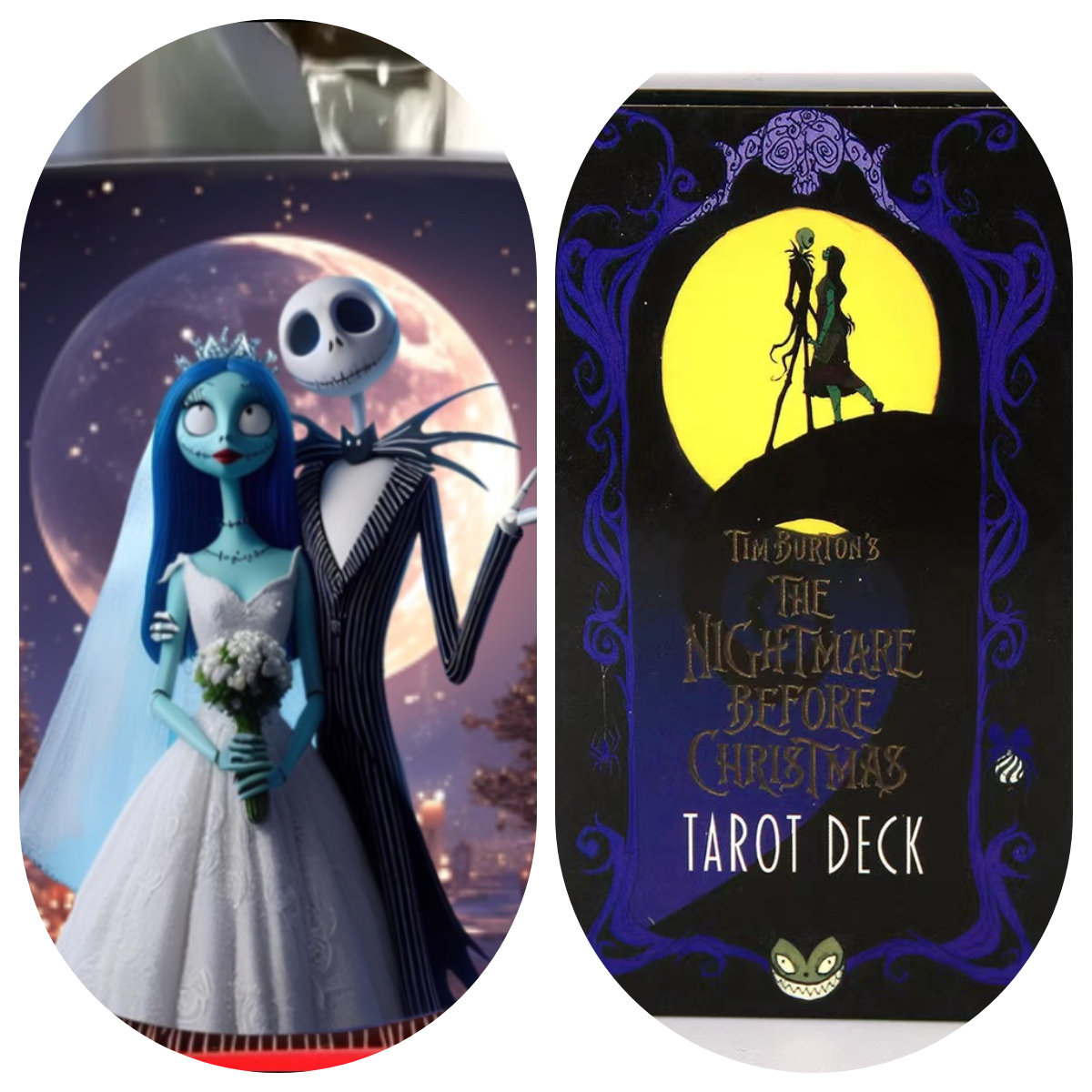 Jack Skellington and Sally Heat Sensitive Color Changing Mug