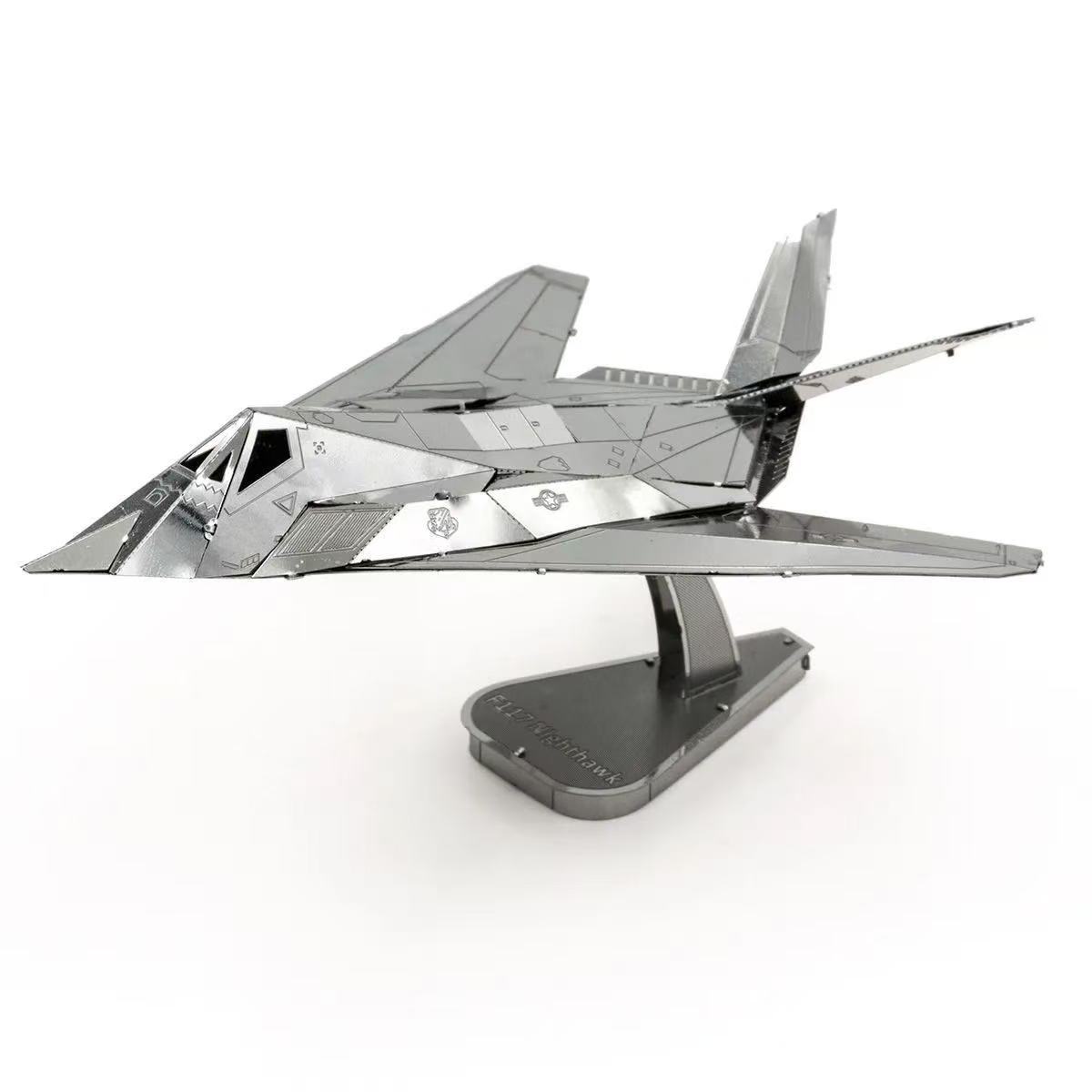 3D Metal Puzzle Creative Airplane Model