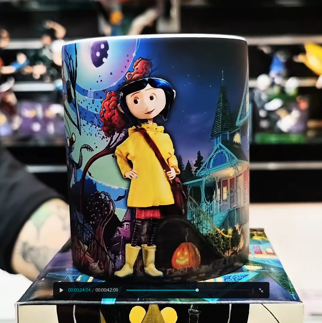 Coraline Heat-sensitive color-changing mug （Buy 3 get 1 free mug❗）