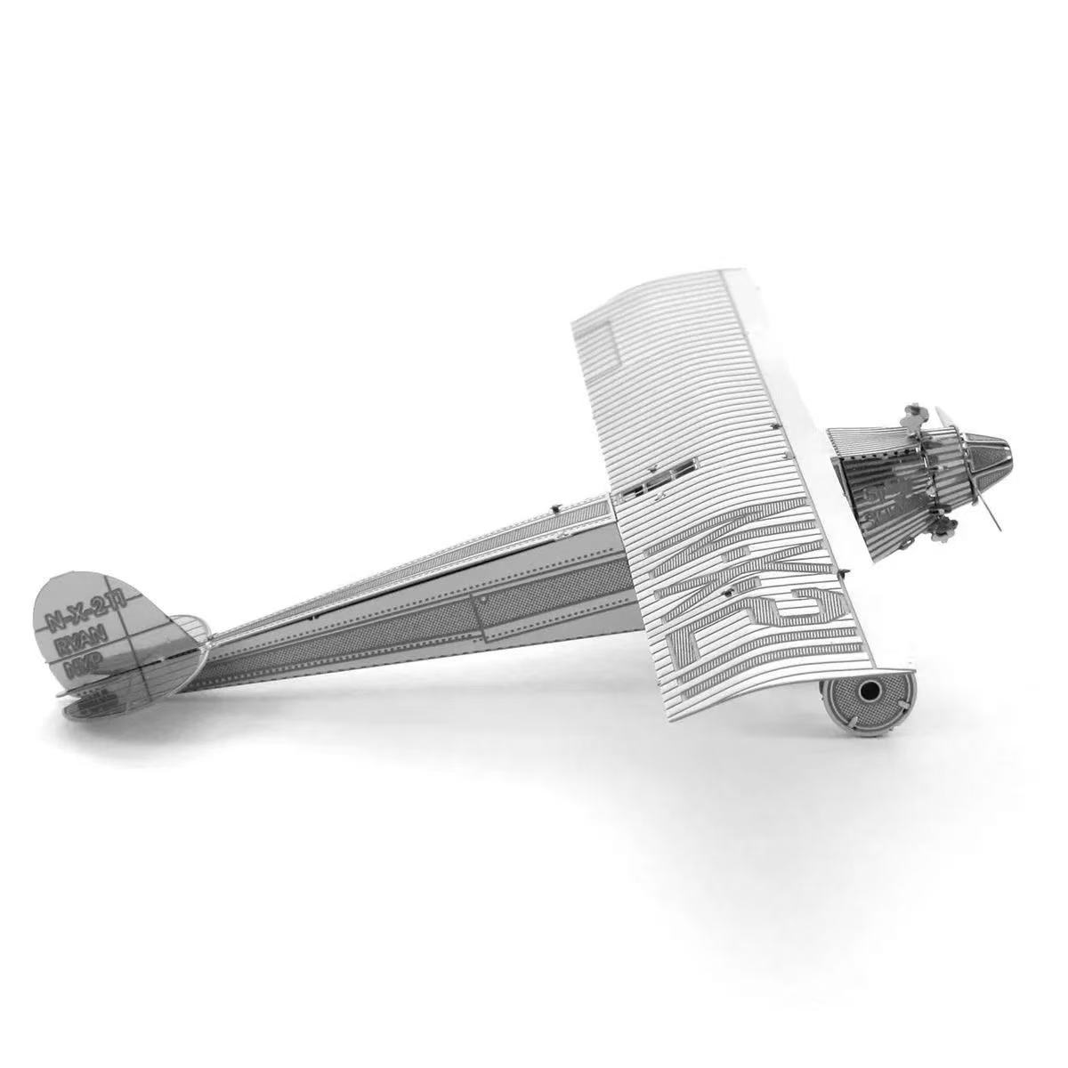 3D Metal Puzzle Creative Airplane Model