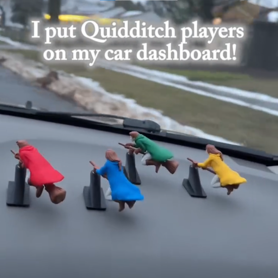 Quidditch Drift Car Flying Broom Car Ornament
