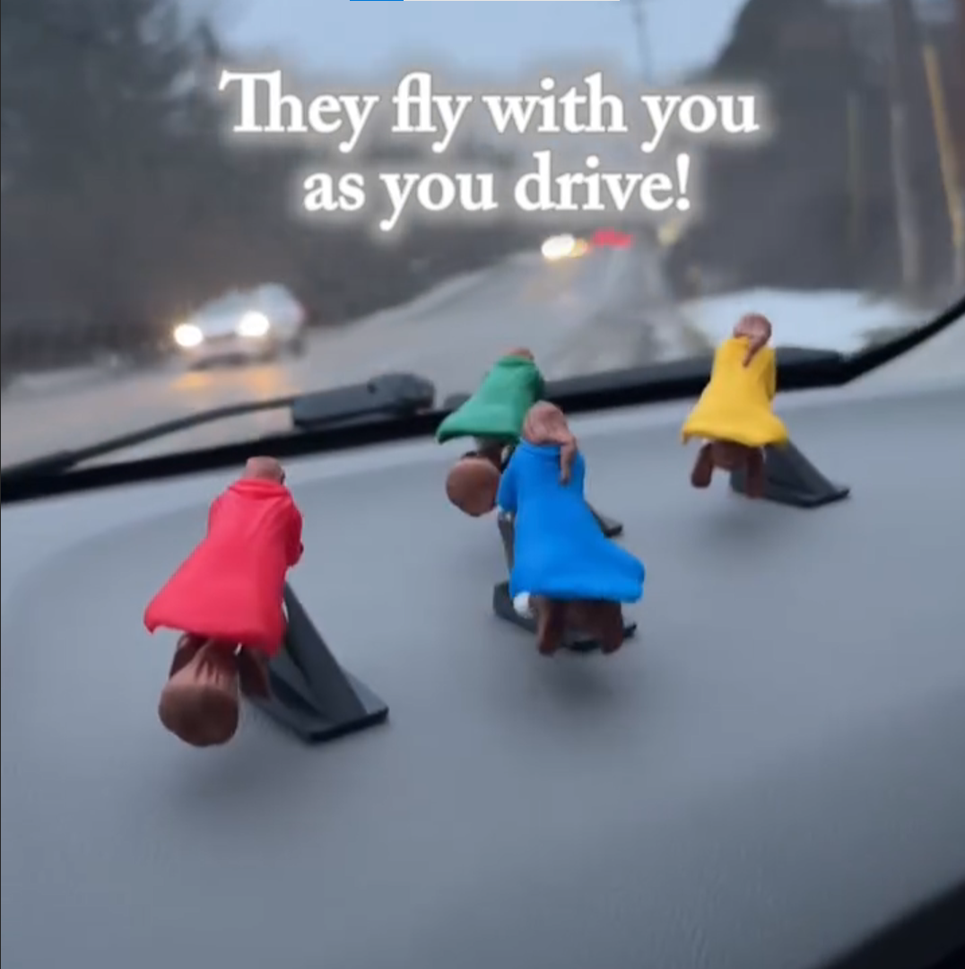 Quidditch Drift Car Flying Broom Car Ornament