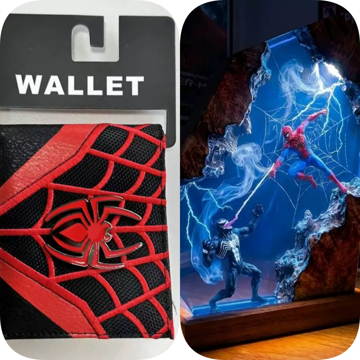 Marvel Color‑Contrast Embossed Spider‑Man Wallet