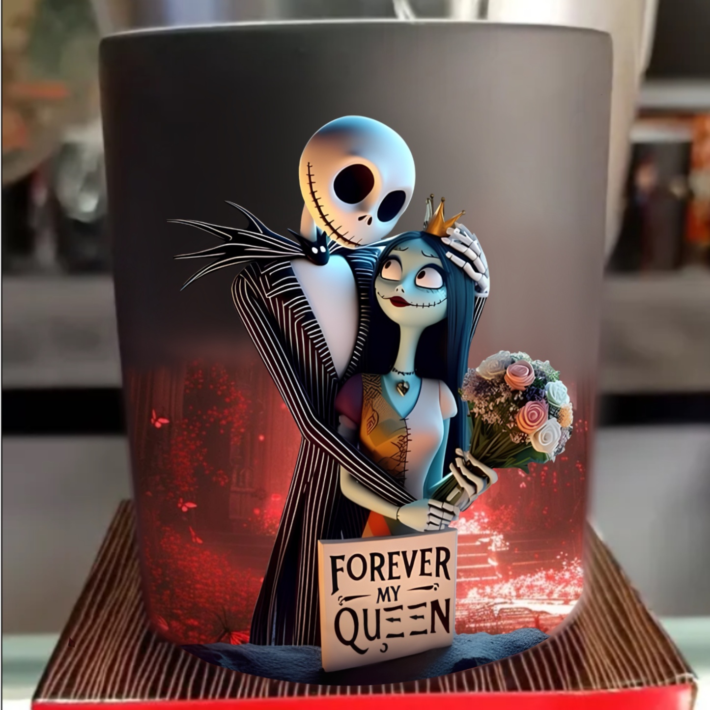 Forever My Queen heat-sensitive-color-changing-mug