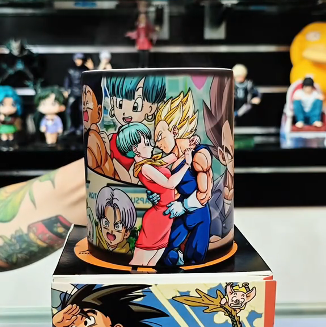 Vegeta & Bulma Color-Changing Heat Sensitive Mug