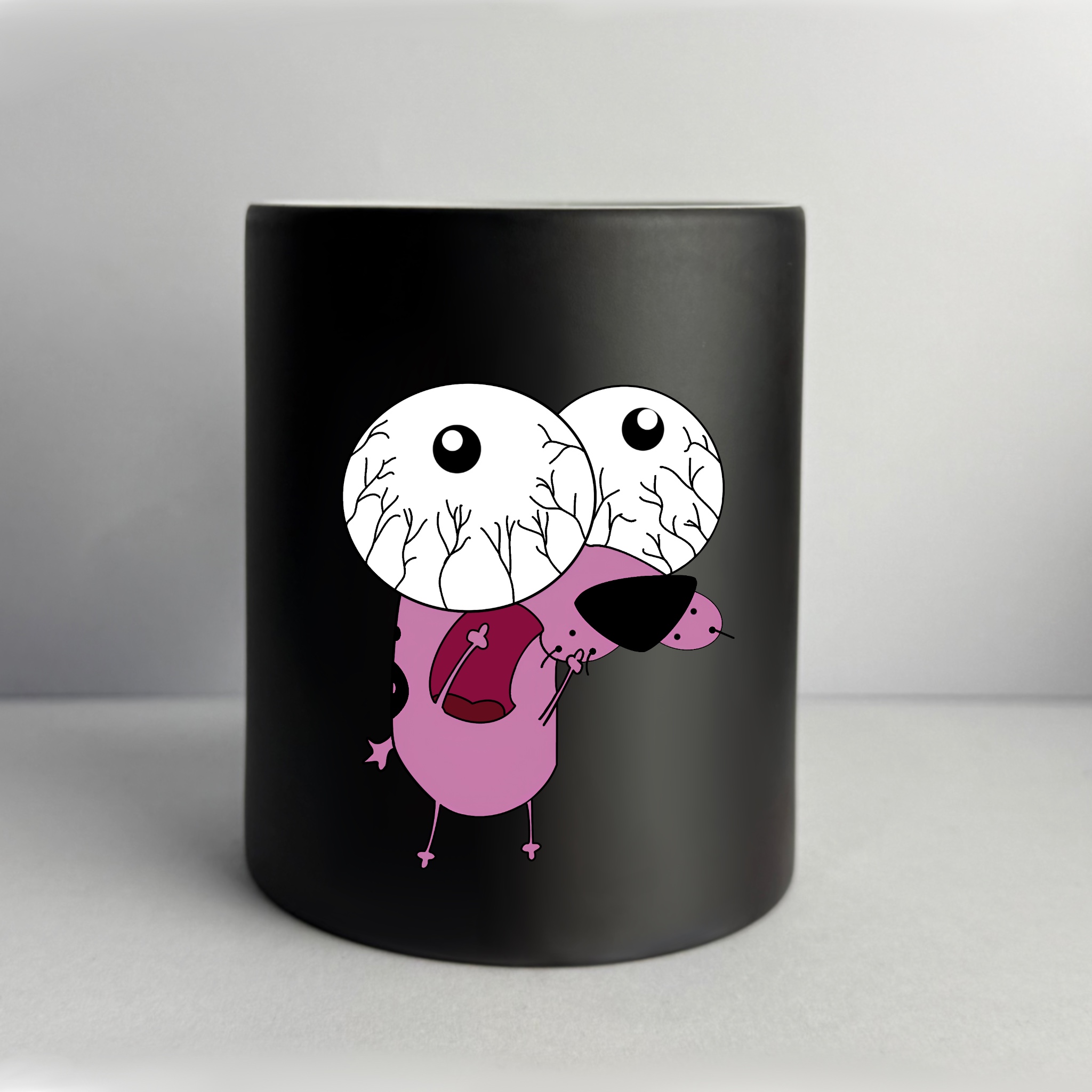 Courage the Cowardly Dog Heat Sensitive Color Changing Mug