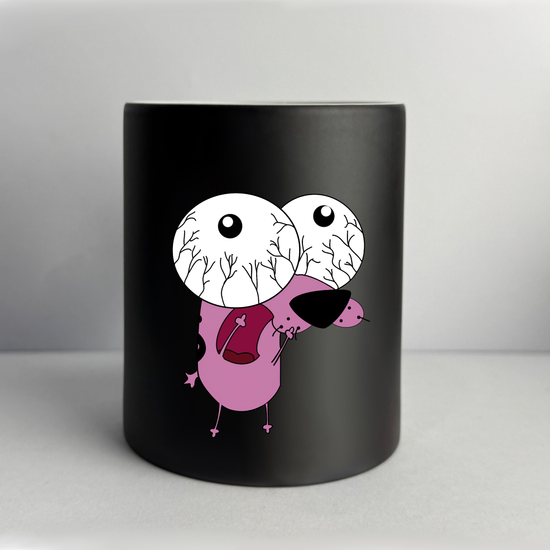 Courage the Cowardly Dog Heat Sensitive Color Changing Mug