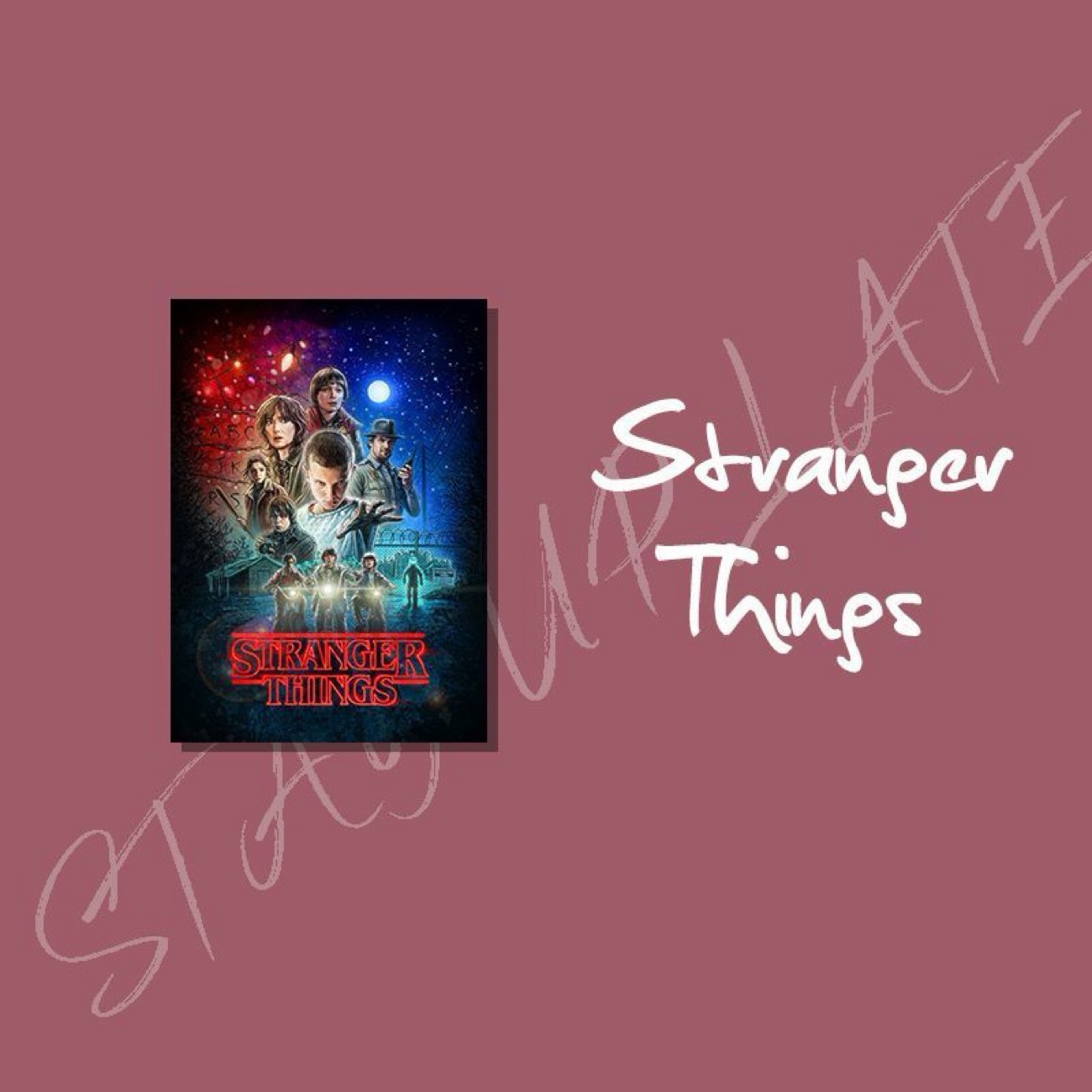 Stranger Things  Refrigerator sticker