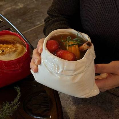 Reusable Canvas-look Coffee Mug