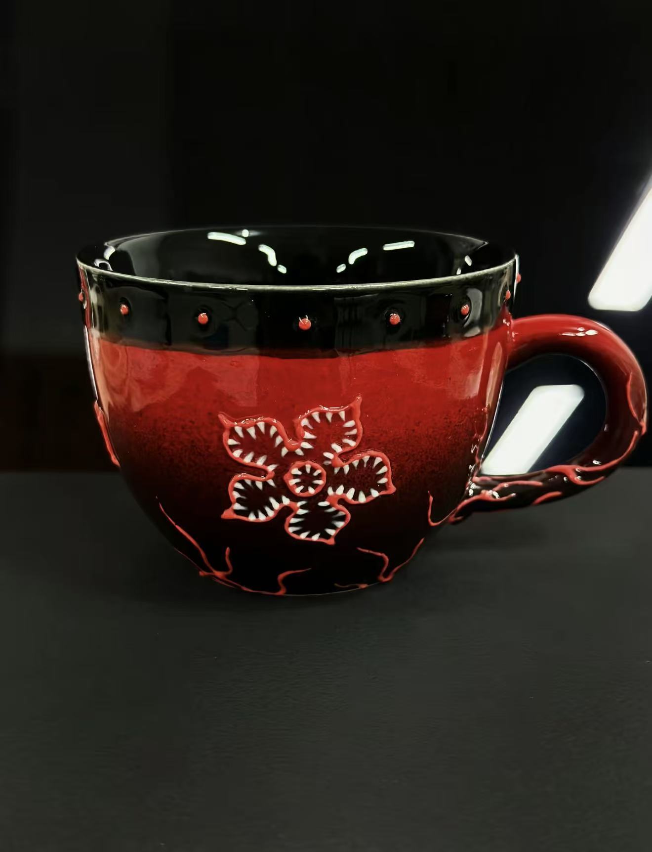 Upside Down Hand Drawn Mug