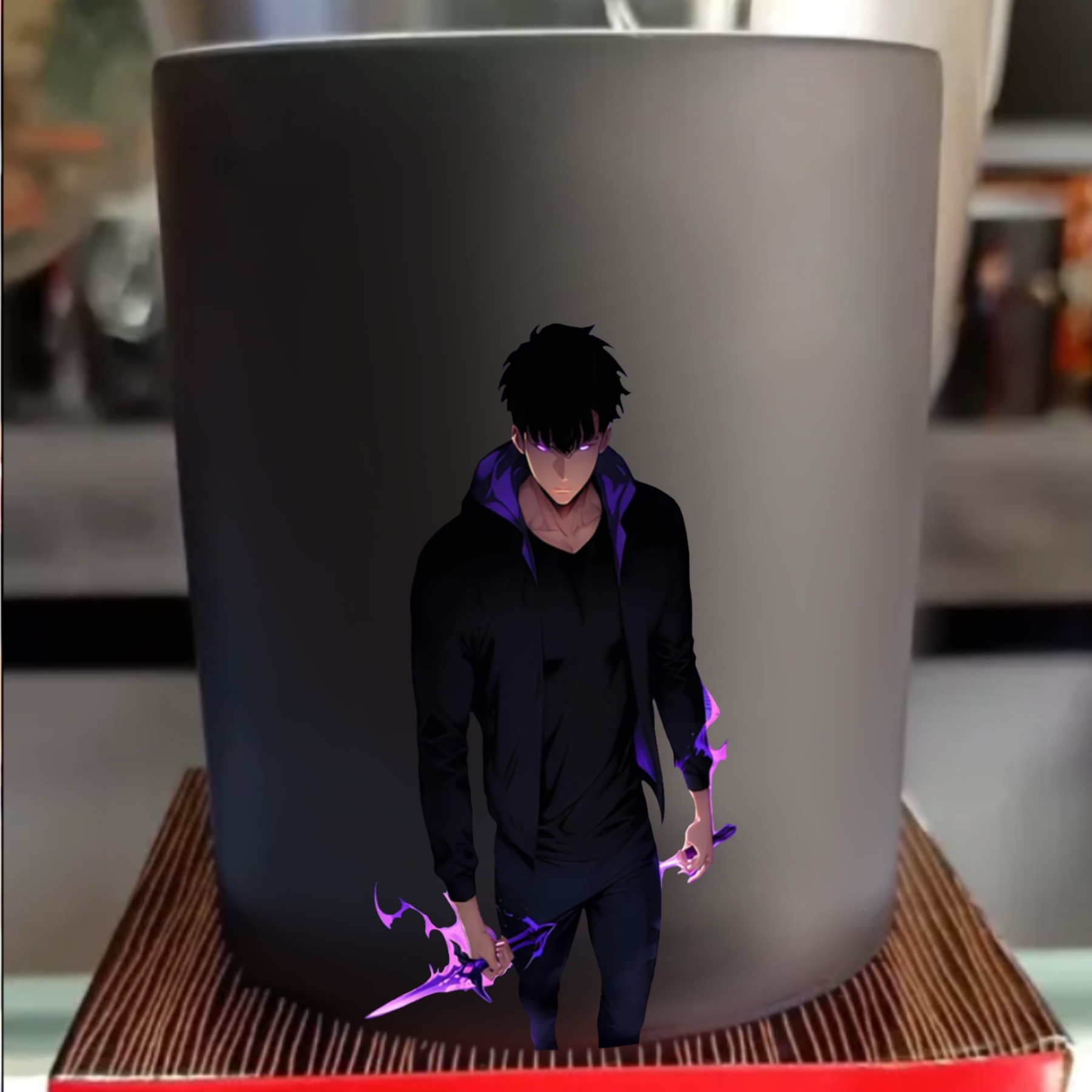 Solo Leveling Jin-Woo Heat-sensitive color-changing mug （Buy 3 get 1 free mug❗）
